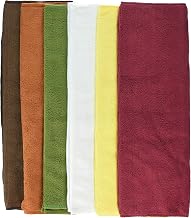 Winco Microfiber Towels, 16 by 16-Inch, Assorted Colors