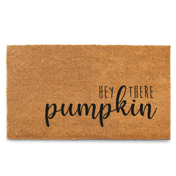 MAINEVENT Hey There Pumpkin Doormat, Coir Fiber, Hey There Pumpkin