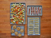Half Sheet Bakeable Cooling Rack by USA Pan – Half Sheet Cooling Rack, Steel, Nonstick Aluminized Steel, Model 1602CR-6