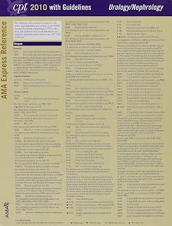 CPT 2010 Express Reference Coding Card Urology/ Nephrology