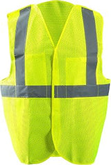 OccuNomix LUX-SSGCB-YL/XL Class 2 High Visibility Mesh 5-Point Break-Away Vest, Large/X-Large, Yellow