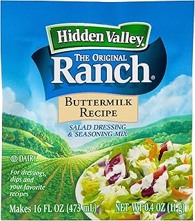 Hidden Valley Original Ranch Restaurant Style Dressing Recipe Mix, 0.4 Ounce (Package May Vary)