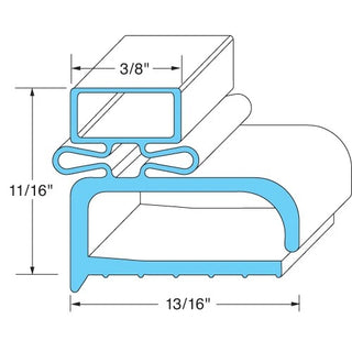 AllPoints 741010 Door Gasket - Default Title
