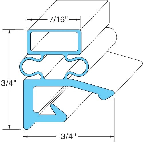 AllPoints 741023 Door Gasket - Default Title