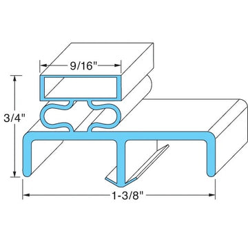 AllPoints 741067 Door Gasket - Default Title