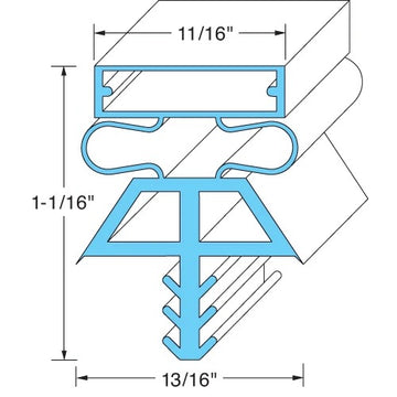 AllPoints 741073 Door Gasket - Default Title