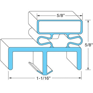 AllPoints 741165 Door Gasket - Default Title