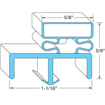 AllPoints 741165 Door Gasket - Default Title
