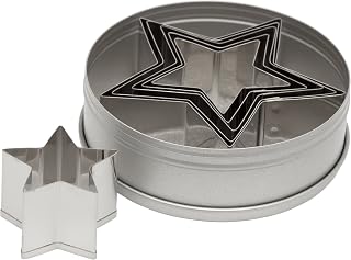 Ateco Plain Edge Star Cutters (6 Piece Set)