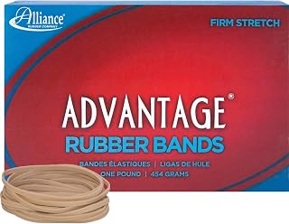ALL26335 - Alliance Rubber 26335 Advantage Rubber Bands - Size #33, Natural, 1 Pound 3 x 1/8 inches