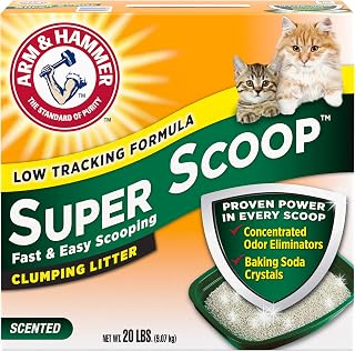 Arm & Hammer Super Scoop Clumping Litter Fresh Scent, 20lb