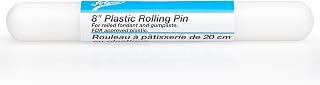 Ateco Fondant and Gum Paste Rolling Pin, Non-stick Food Grade Plastic, 8-Inches Long