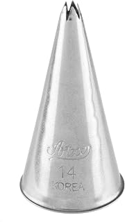 Ateco Open Star Pastry Decorating Tip, Stainless Steel, Silver