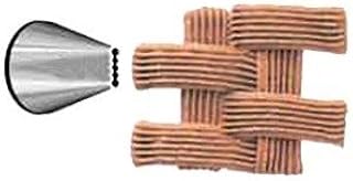 Ateco Brown Stainless Steel Open Star Piping Tip