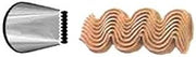 Ateco 48 Basketweave Piping Tip, Silver, Stainless Steel