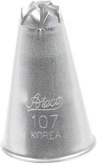 Ateco Drop Flower Piping Tip 107, Silver, Stainless Steel