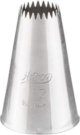 Ateco Silver Stainless Steel Flower Piping Tip