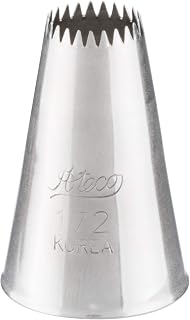 Ateco Silver Stainless Steel Flower Piping Tip