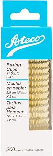 Ateco Candy Cups - Gold Foil