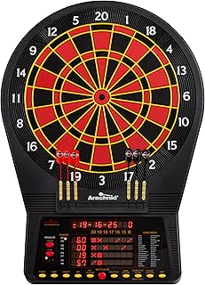 Arachnid Cricket Pro Tournament-Quality Electronic Dartboard up to 40 Games and 315 Variations (Including Popular Cricket Modes)