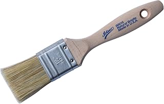 Ateco Pastry Brush, 1.5-Inch Wide Head with Natural White Boar Bristles, Stainless Steel Ferrule & Wood Handle