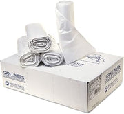 Inteplast Group S366014N High-Density Can Liner 36 x 60 55-gal 14 mic Clear 25/Roll 8/CT