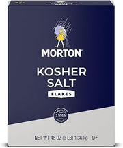 Morton Kosher Salt Coarse Cooking Salt (48 oz / 3 lb), 1-Pack