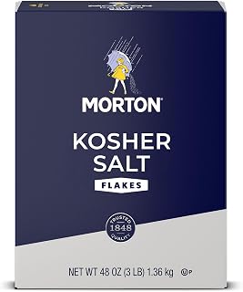 Morton Kosher Salt Coarse Cooking Salt (48 oz / 3 lb), 1-Pack