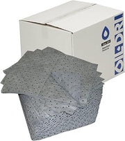 Oil-Dri L90902 15" W x 19" L Universal Heavy Weight Bonded Perforated Pads (100 Mats/Box)