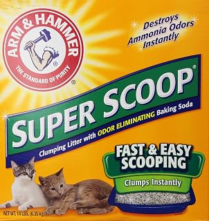 Arm & Hammer Baking Soda Clumping Litter, Fresh Scent, 14 lb