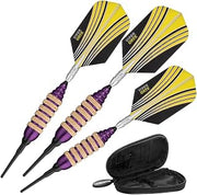 Viper Spinning Bee Soft Tip Darts with Casemaster Storage/Travel Case, 16 Grams
