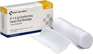 Acme United 4 Inch Conforming Gauze, 0.07-Pound (Pack of 5)