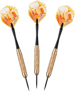 Fat Cat by GLD Products Beer Mug Steel Tip Darts, 17 Grams, Silver