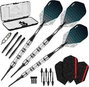 Viper Diamond 90% Tungsten Soft Tip Dart Set Black Rings 18 Grams