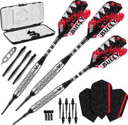 Viper Bully 80% Tungsten Soft Tip Dart Set with Case, 18 Grams