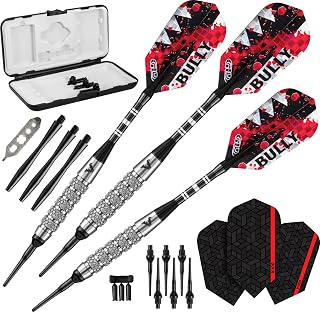 Viper Bully 80% Tungsten Soft Tip Dart Set with Case, 18 Grams