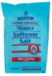 Morton F149800000G Pure & Natural Water Softening Crystals, 50 Lbs. - Quantity 49