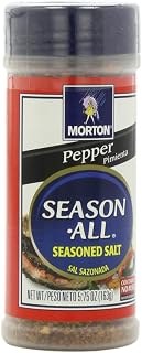 Morton Pepper Pimienta, Season-All, Seasoned Salt, 5.75-Ounce (Pack of 6)