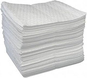 Oil-Dri L90811 15"W x 19"L Oil-Only Middle Weight Dimpled Perforated Pads, 100 Pads/Box