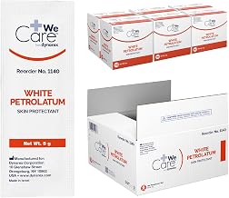 Dynarex White Petrolatum Ointment, 6 Boxes of 144-5 Gram Foil Packs