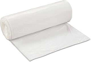 Inteplast SL3858XHW2 Low-Density Can Liner, 38 x 58, 60gal, .7mil, White, 25/Roll, 4 Rolls/Carton