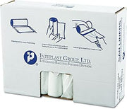 Inteplast 33 Gallon Trash Can Liner, 33 x 39 inches, Natural, 500 Count