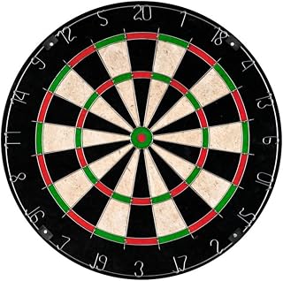 Hey Play Bristle and Metal Dart Board, 18”