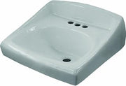 Sloan 3003 Wall-Mounted Backsplash Lavatory, ADA Compliant, White