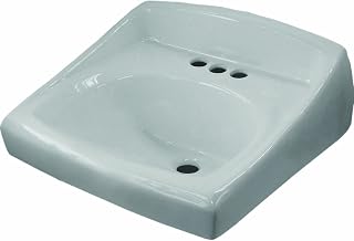 Sloan 3003 Wall-Mounted Backsplash Lavatory, ADA Compliant, White