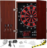 Viper by GLD Products Neptune Electronic Soft Tip Dart Board with Cabinet