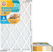 Arm & Hammer Enhanced Air Filter, 12x20x1, 4-Pack