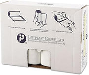 Inteplast Group IBS S434817N High Density Commercial Can Liners 43x48 17 Mic - Natural