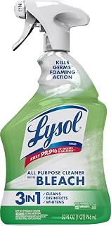 Lysol All Purpose Cleaner Spray with Bleach, Disinfectant, Sanitizer, 32 oz