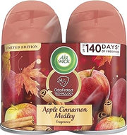 Air Wick Automatic Air Freshener Spray Refill, Apple Cinnamon 2 count